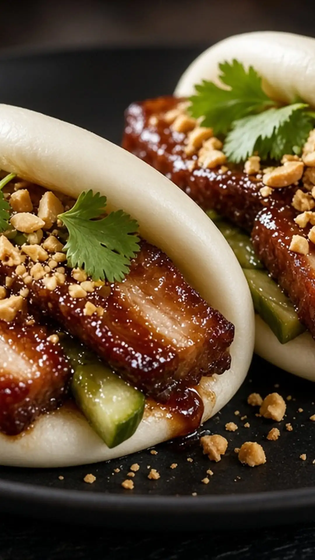 Sticky Pork Belly Bao, sample dish photo